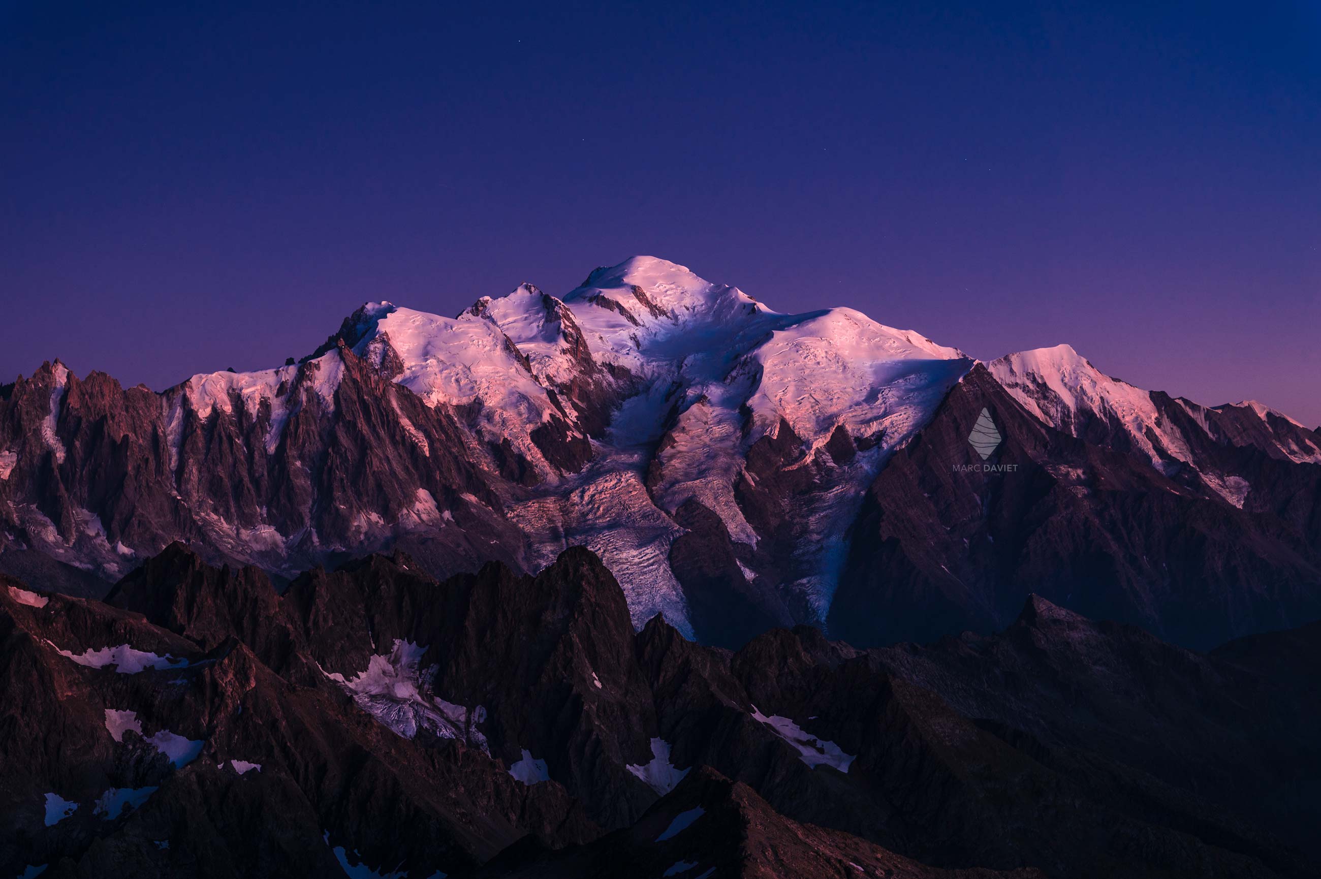 Mont-Blanc at twilight
