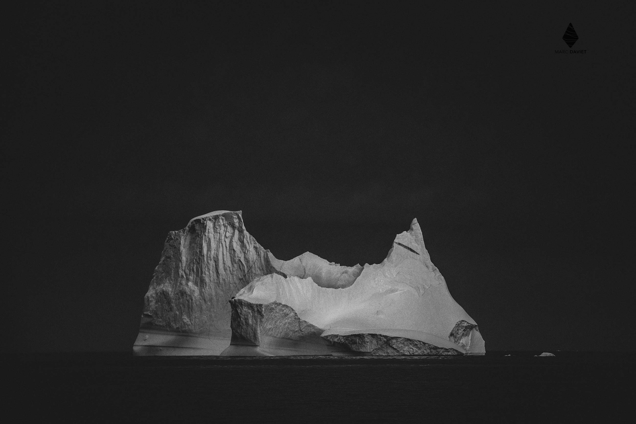 Iceberg in B&W
